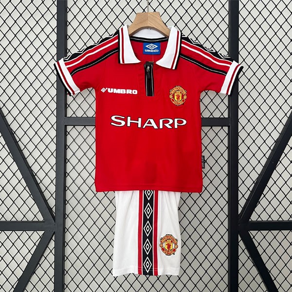 Camiseta Manchester United Replica Primera Ropa Retro Niño 1998 1999